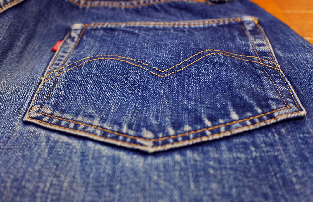 WARE HOUSE（ウエアハウス）lot.1001 ジーンズの色落ち・経年変化 