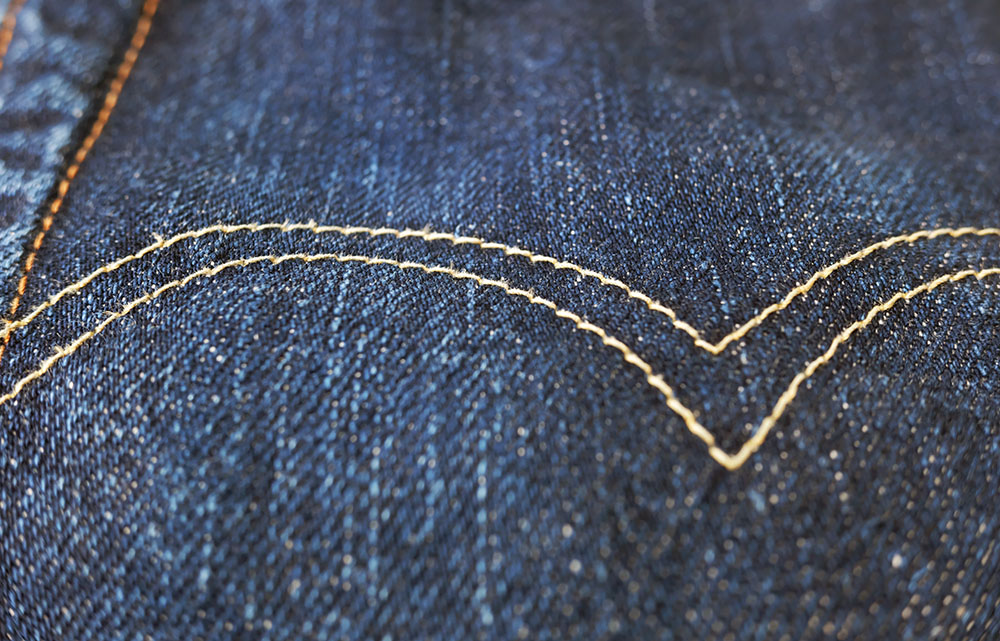 ひんべ シルバーストーン デニム ジーンズ XXモデル シルバーストーン（グランドオールズ）XX ジーンズの色落ち記録 1年