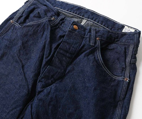 新品同様ボーダーズアットバルコニーWIDE-LEG PAINTER DENIM WRANGLER Casey Jones Wide Leg Painter Jean Art Therapy Sz XL