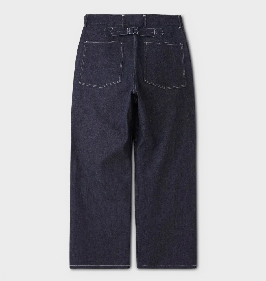 PHIGVELフィグベルデニムペインターパンツ白 DENIM PAINTER TROUSERS col.Off White - Sleepy PEOPLE