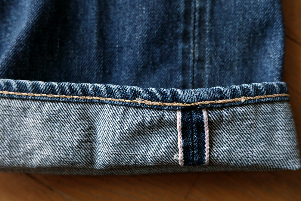 フルカウント 1101紙パッチは自然な色落ちがする 66タイプを彷彿と