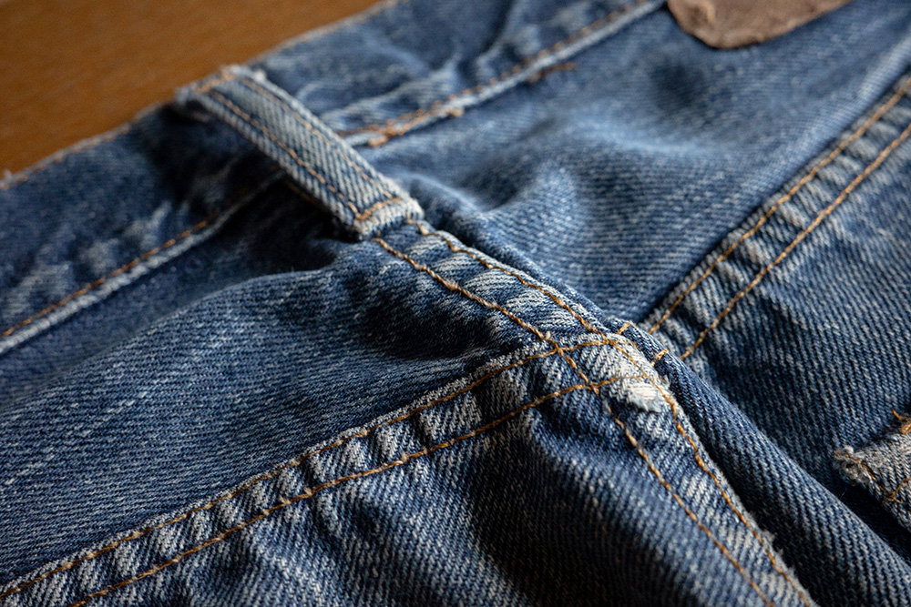 Levi's 501BIG Eオリジナル／ヴィンテージの色落ち - リ