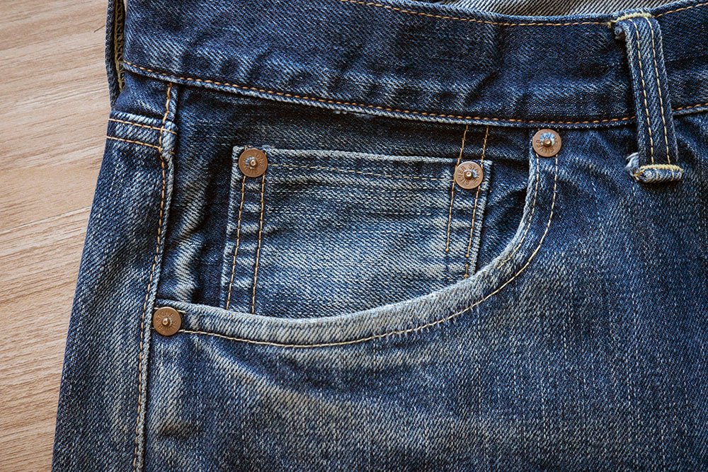 GroundAlls（グランドオールズ）G501XXモデル 色落ち／経年変化