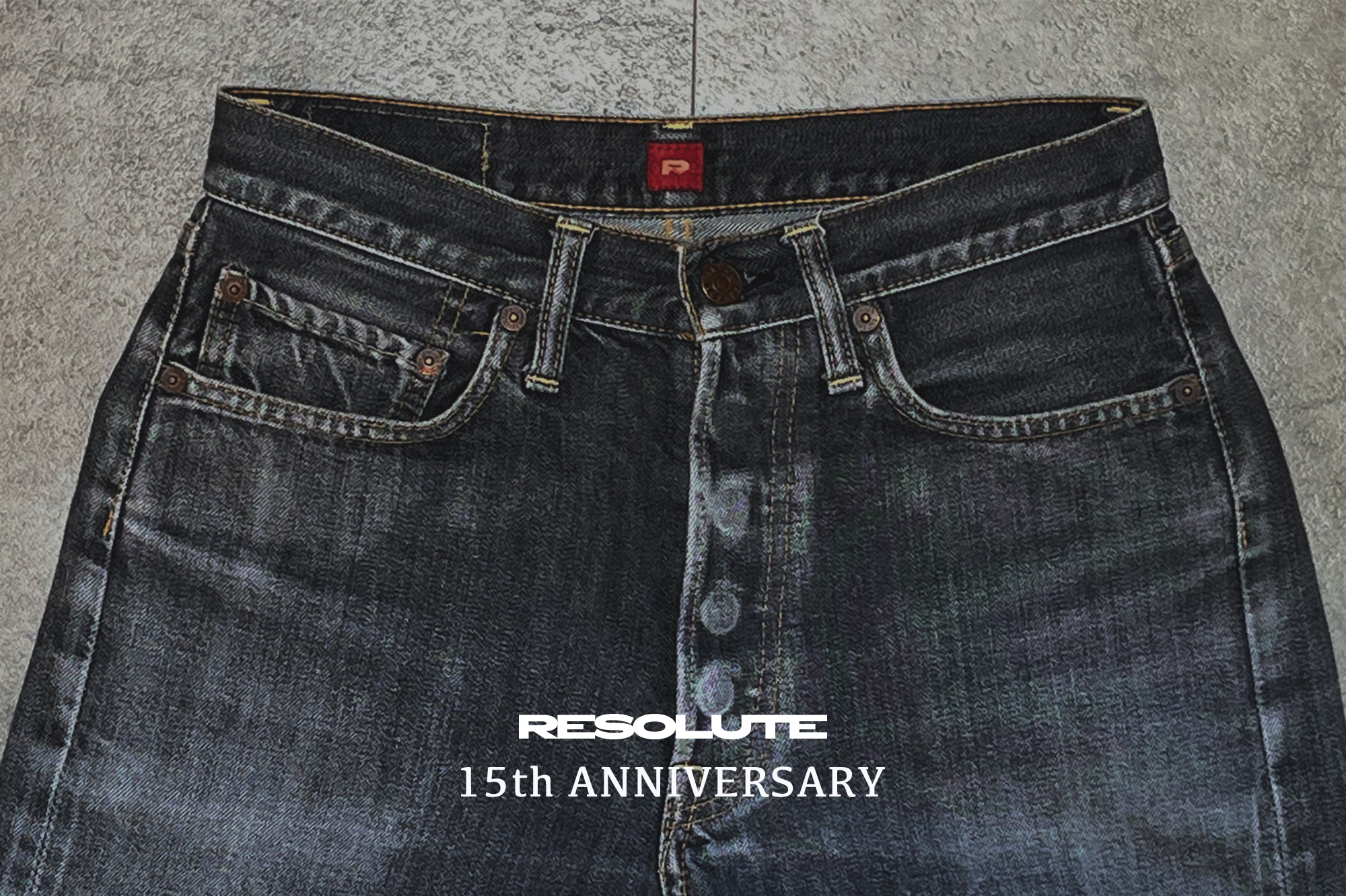 Resolute（リゾルト）15周年はブラックジーンズ - フェイド感も綺麗でマストバイ