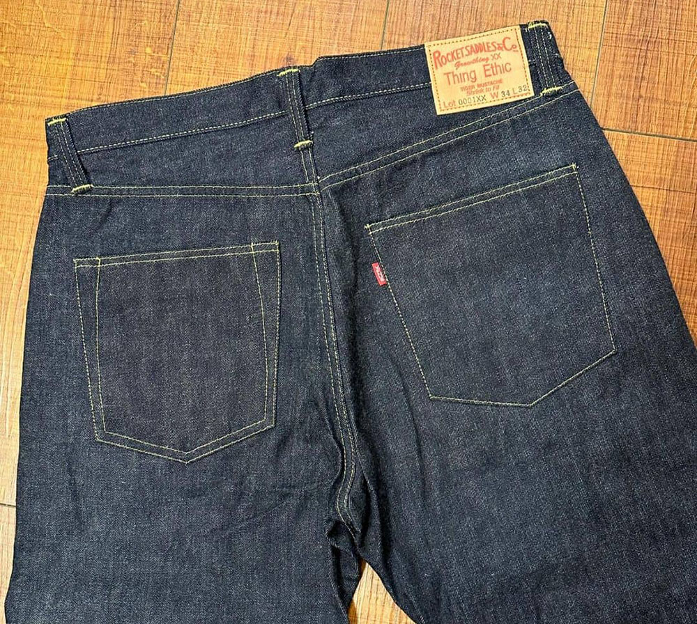 ROCKETSADDLES&Co. Thing Ethic 赤耳 デニム 日本製 RE PRICE/価格改定 